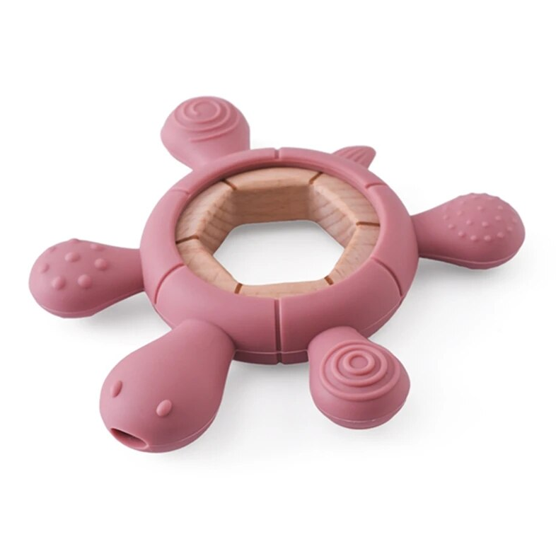 Turtle Shapes Silicone Teether
