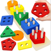 Wooden Sorting Stacking Puzzle Toys