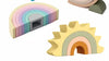 Rainbow Silicone Stacking Toy