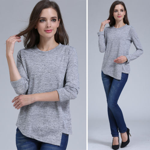 Long Sleeve Multifunctional Maternity Fashion Shirt