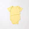 Tim Short Sleeve Romper with Snap Button