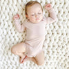 Tim Short Sleeve Romper with Snap Button