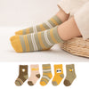 5 Packs Pattern Cotton Baby Socks