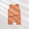 Jam Bright Color Sleeveless Romper