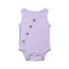 Dennise Lined Button Romper