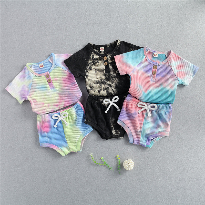 Ali Tie Dyed Shirt & Drawstring Short