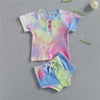 Ali Tie Dyed Shirt & Drawstring Short