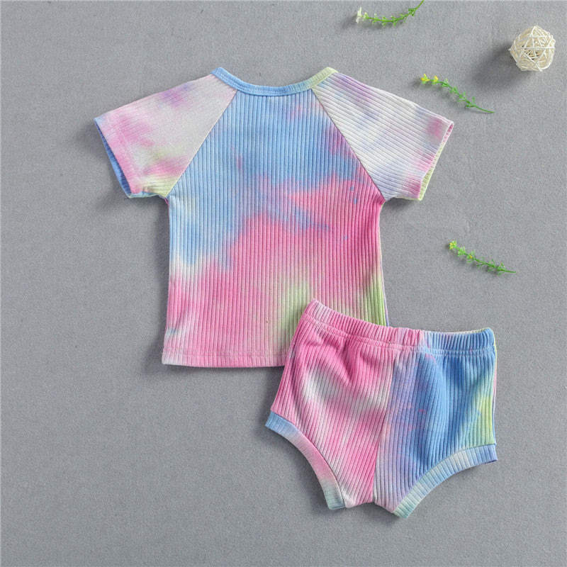 Ali Tie Dyed Shirt & Drawstring Short