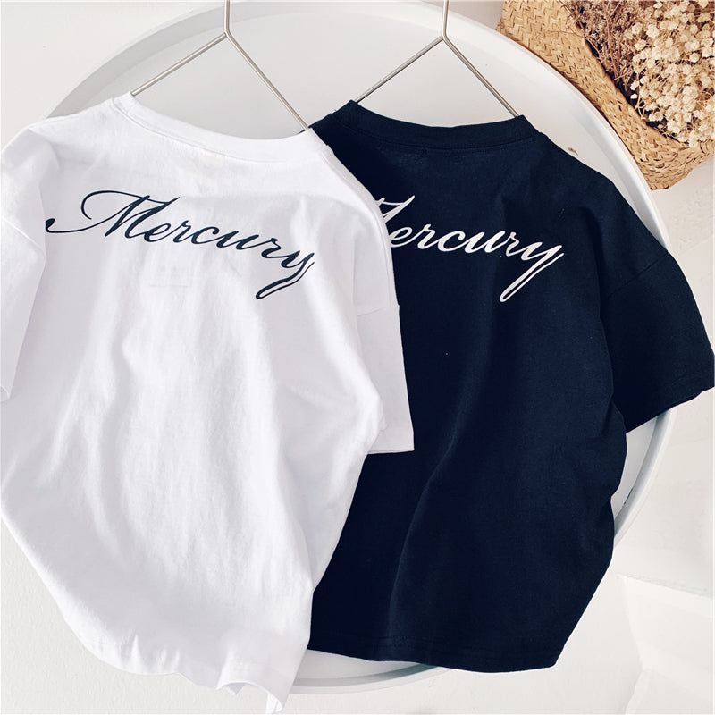 Mercury Print Cotton T-shirt
