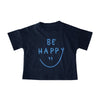 Be Happy Print Cotton T-shirt