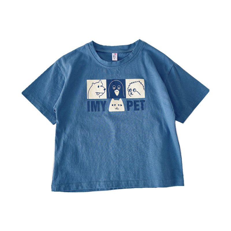 Jaxon Pet Print Cotton T-shirt