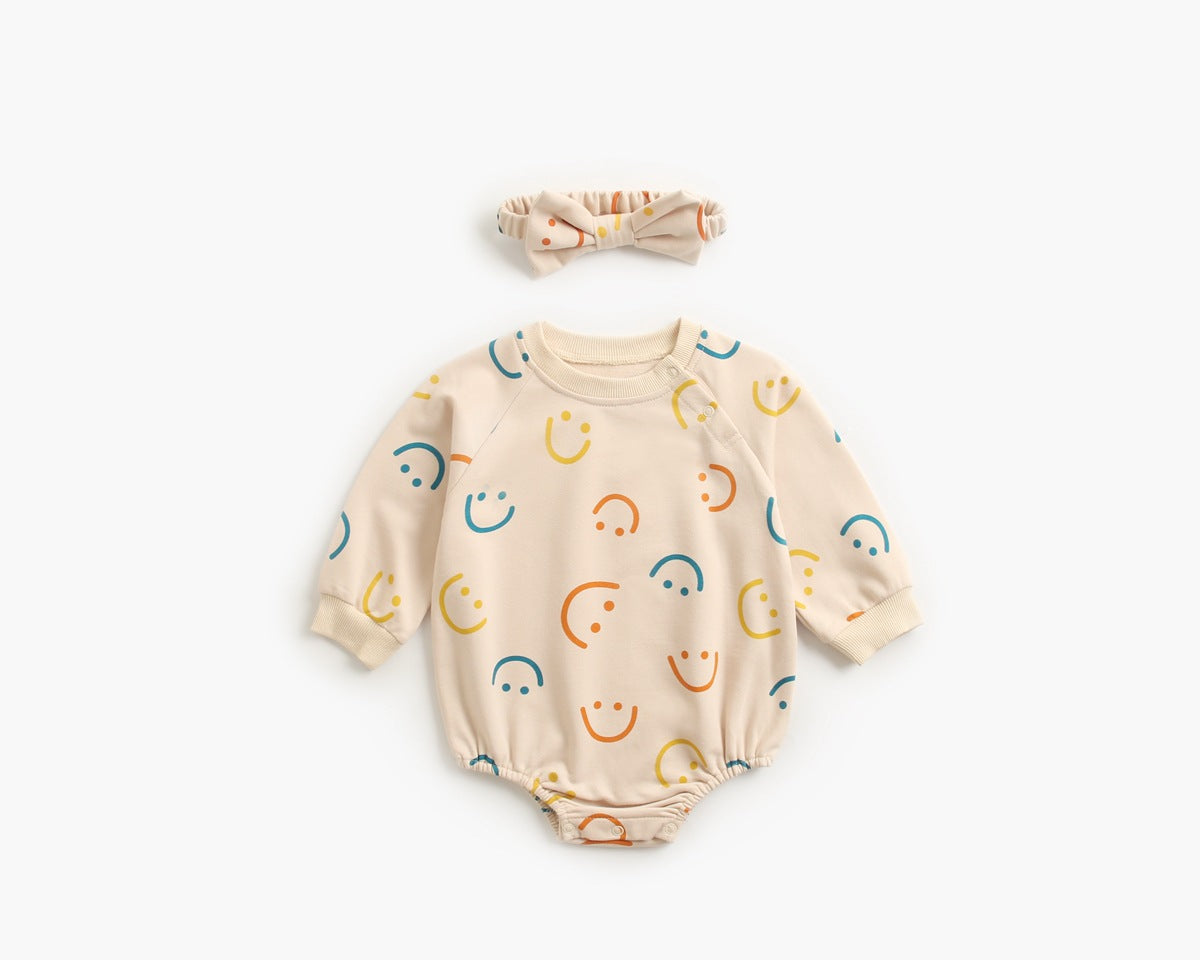 Baby Clothes Autumn And Winter Baby Romper Newborn Girl Baby Romper Cartoon Spring Toddler Bag Fart Clothes Ins Cross-border