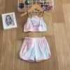 Rhoda Tie Dye Strap Shirt & Summer Short