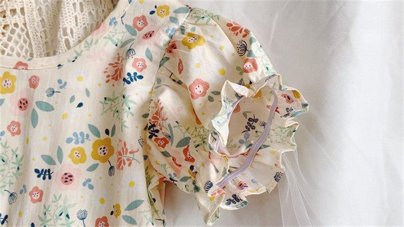 Dione Floral Cotton Skirt Dress