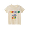 Summer Print Apricot T-shirt