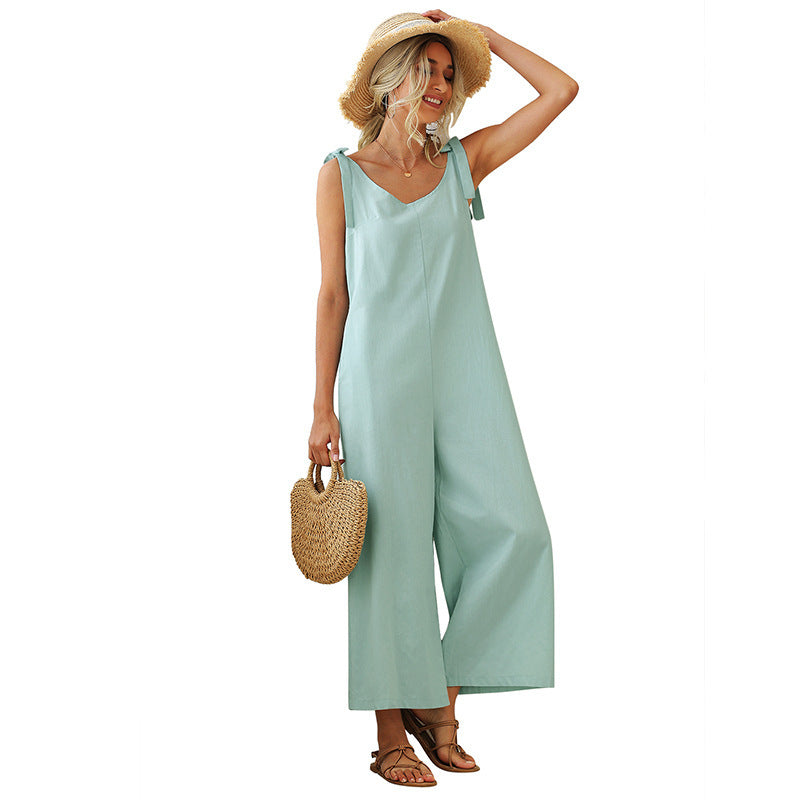 Pastel Colored Drawstring Fashionable  Maternity Romper