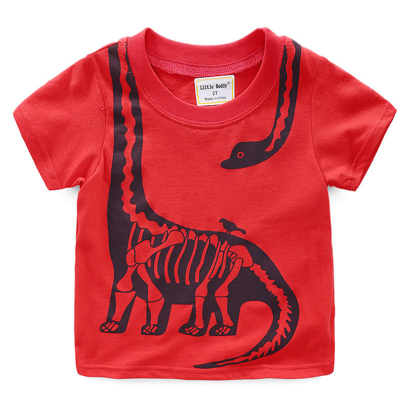 Harris Dinosaur Print Summer Short Sleeve