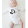 Love My Grandpa Print Short-sleeved Romper