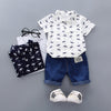 Load image into Gallery viewer, Cobby Fashion Polo With Gartered Blue Pants Set