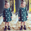 Melca Polka Dot Long Sleeve Dress