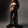 Tube Lace Maternity Photo Shoot Dress