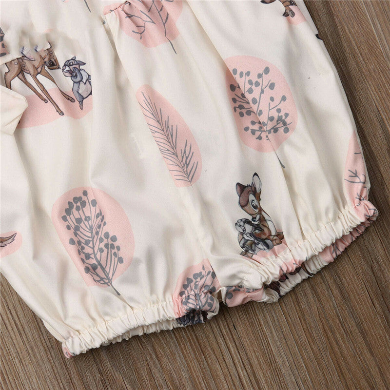 Amelia Ruffled Ribbon Romper