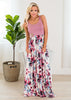 Mother Daughter Twinning Floral Skirt Maxi Dress