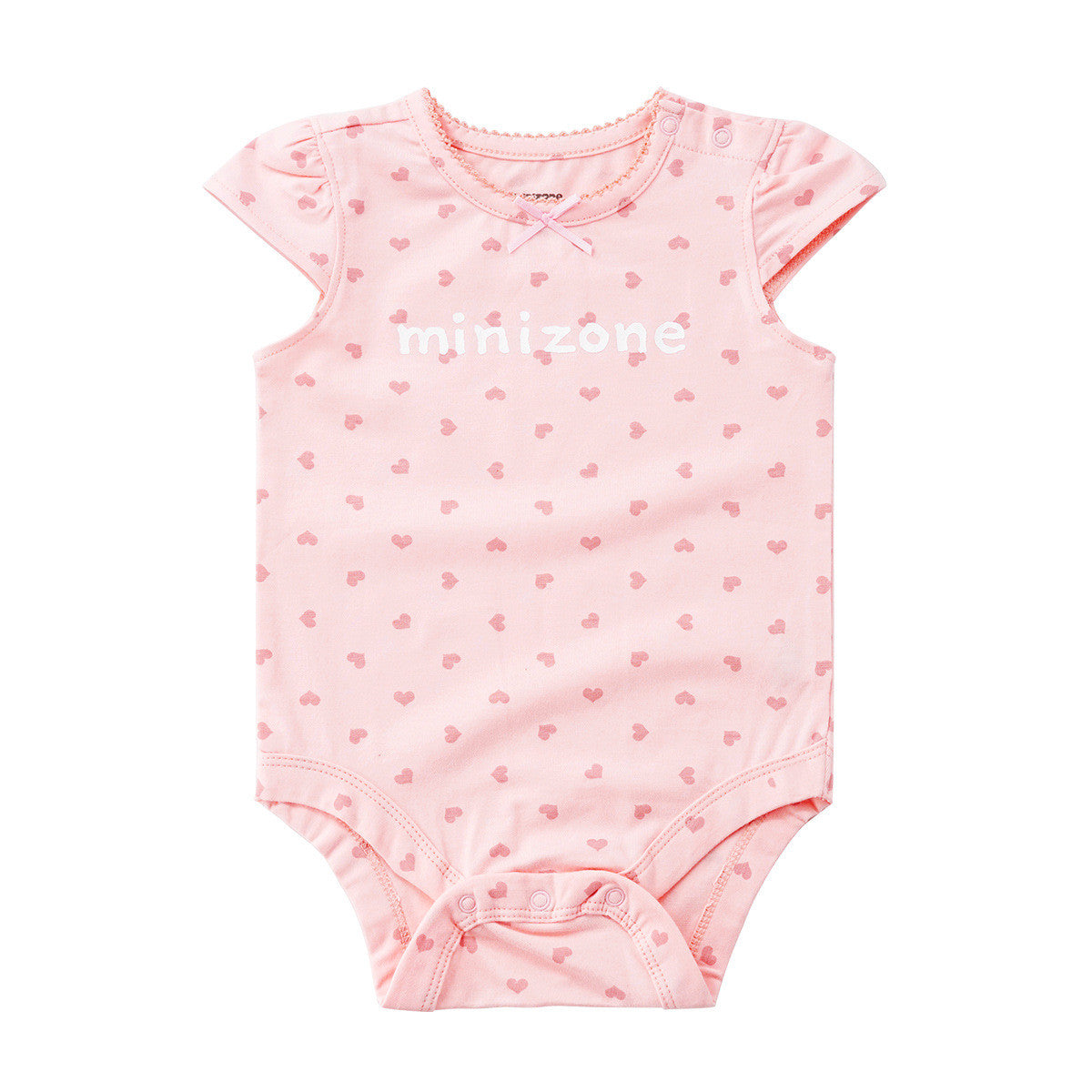 Minizone Heart Cotton Romper