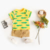 Kit Animal Cotton Shirt and Drawstring Short Set