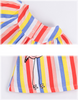 Harleen Multi-color Striped Swan Dress