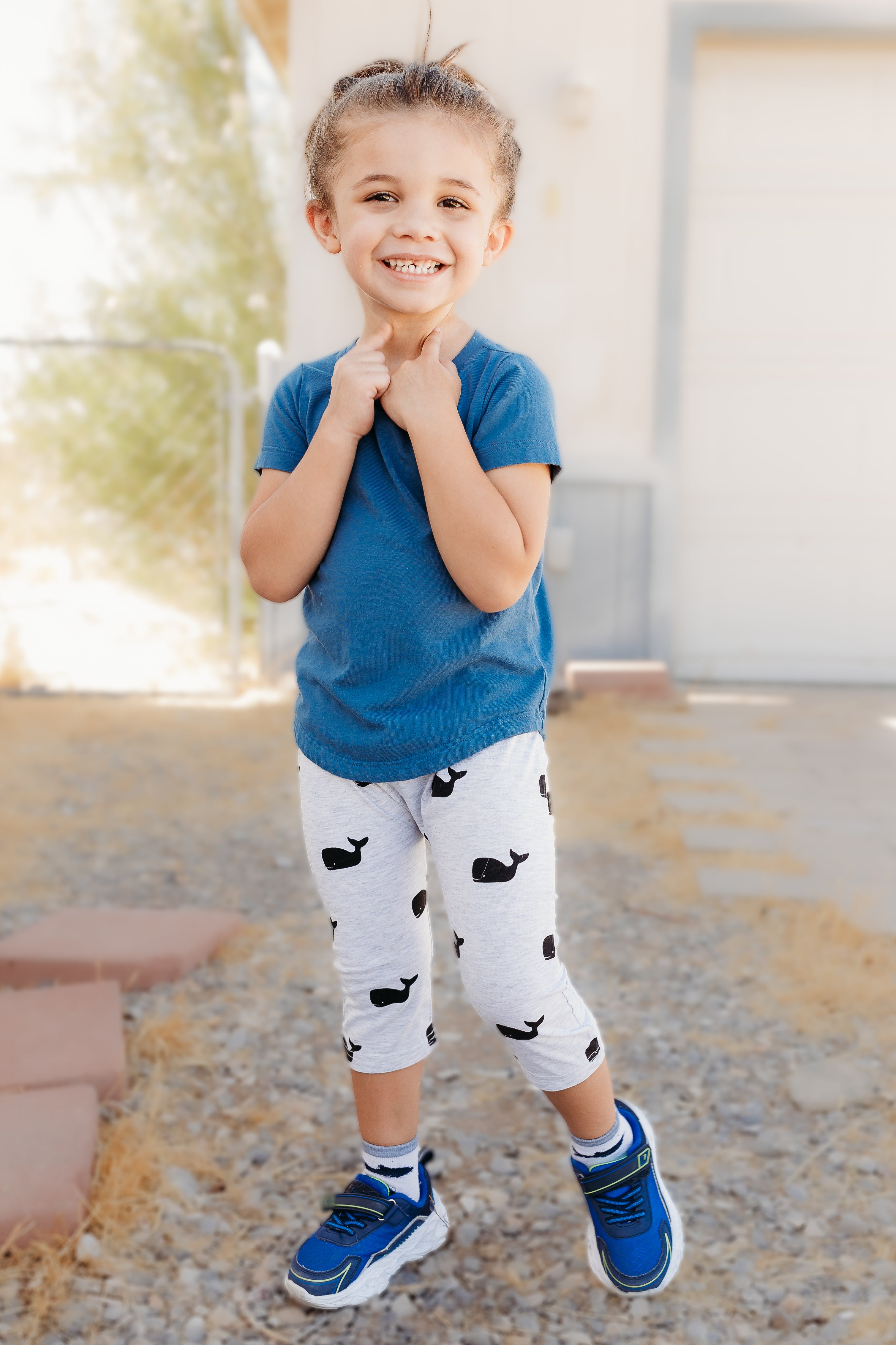 Whale Print Pants