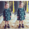 Melca Polka Dot Long Sleeve Dress