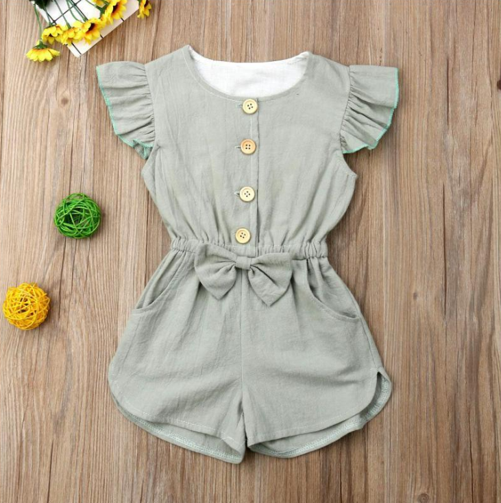 Thalia Ruffles Sleeve Romper