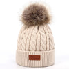 Knitted Pompom Beanie