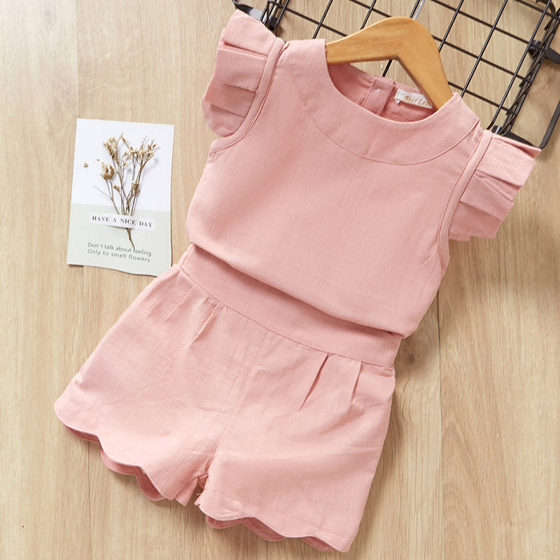 Krishna Minimalist Ruffle Blouse & Short