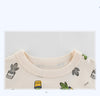 Noah Cactus Print T-shirt in Beige