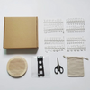 Round Wooden Letterboard with Plastic Letters & Numbers