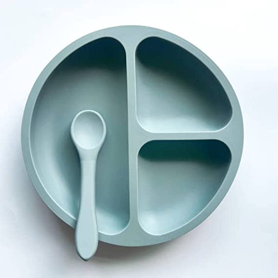 Silicone Baby Bowl Plate with Spoon