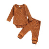 Gebriel Ribbed Polka Dot Romper & Pants