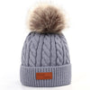 Knitted Pompom Beanie