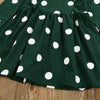 Melca Polka Dot Long Sleeve Dress