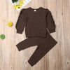 Emily Ruffles  Long Sleeve Sweatshirt & Pants