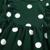 Melca Polka Dot Long Sleeve Dress