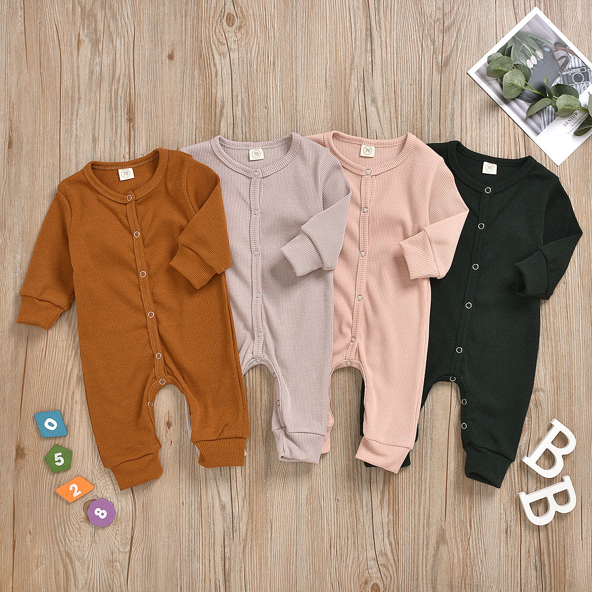 Dale Snap Button Romper Suit