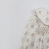 Cordelia Rounded Flat Embroidered Collar Dress