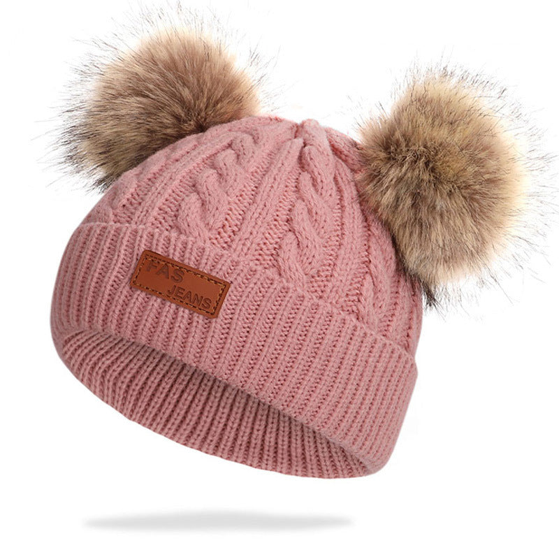 Knitted Pompom Beanie