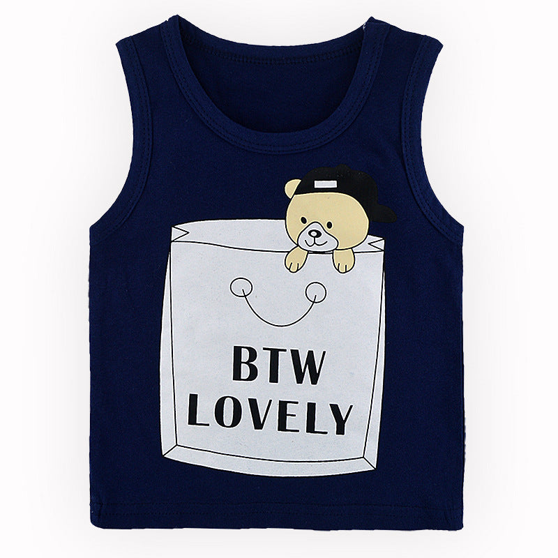 Owen Character Print Sleeveless Shirt