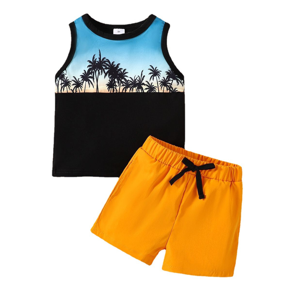 Enzo Summer Beach Shirt & Drawstring Short