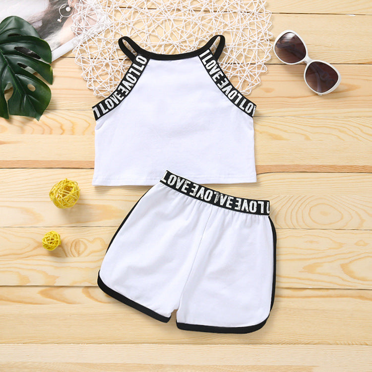 Kaela Strap Summer Shirt Set
