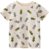 Noah Cactus Print T-shirt in Beige